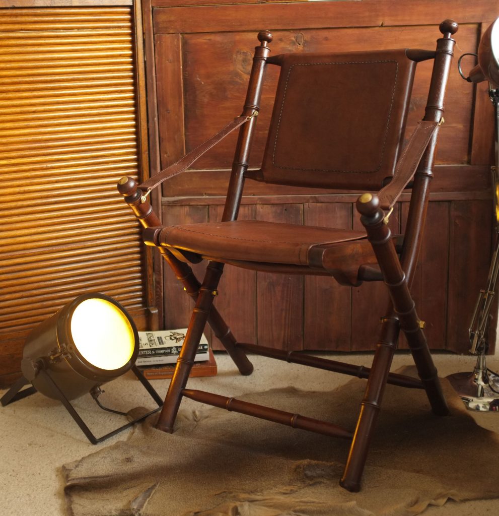 Campaign Cowhide Leather Study Chair Cambrewood
