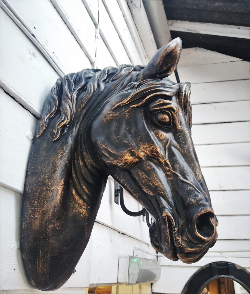 Horse Head Wall Sculpture Cambrewood