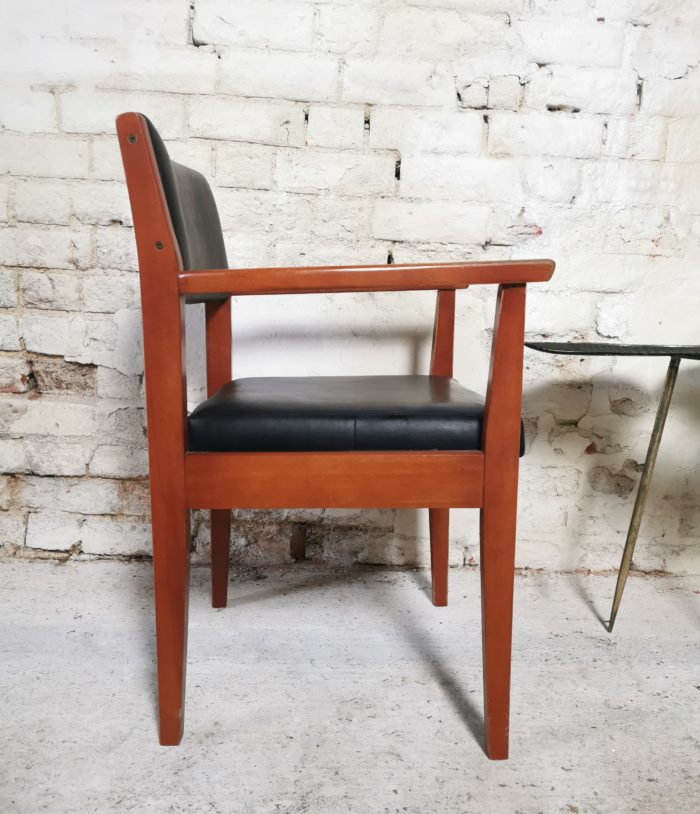 Sold 1970s Teak Framed Desk Chair Cambrewood