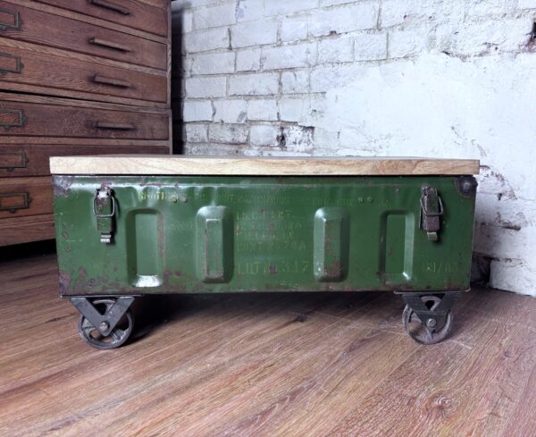 Vintage Ammo Box Coffee Table - Image 2