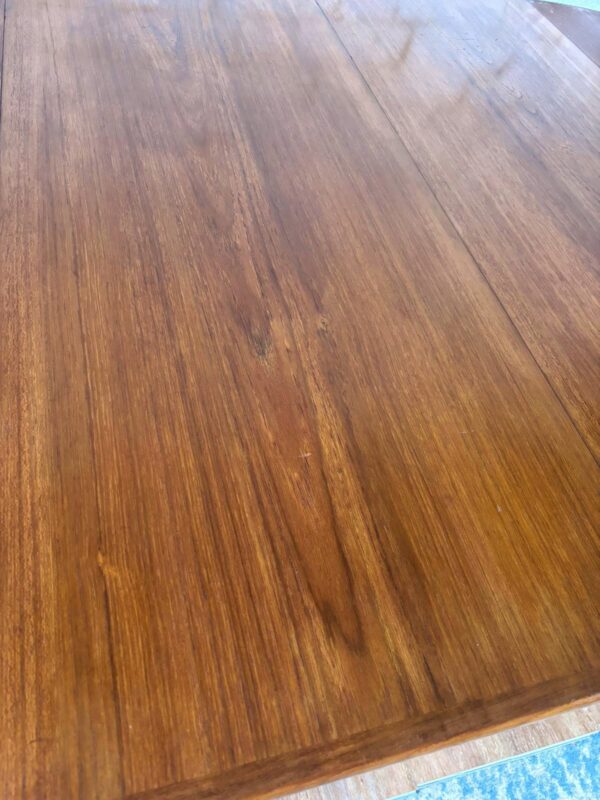 1960s Danish Extending Teak Dining Table - Image 8