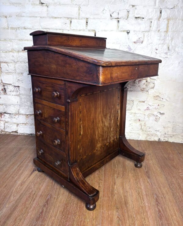 Victorian Walnut Davenport Desk - Image 4