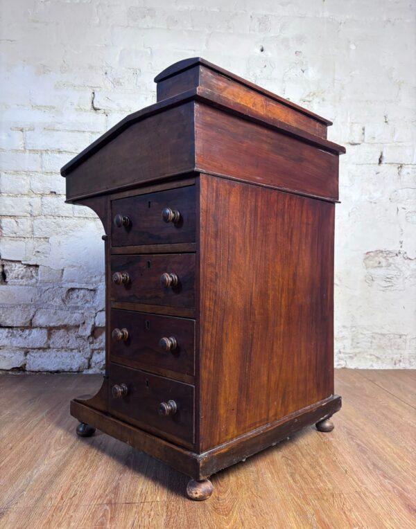 Victorian Walnut Davenport Desk - Image 2
