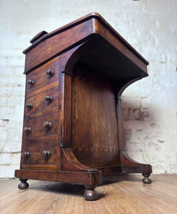 Victorian Walnut Davenport Desk
