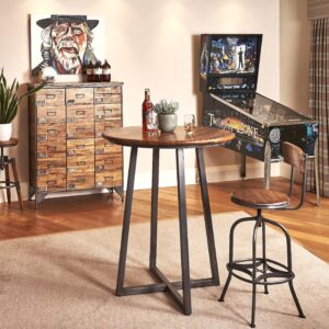 Reclaimed Swivel Top Bar Stools