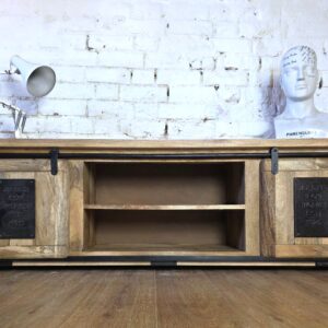 Reclaimed Wood & Iron Sideboard