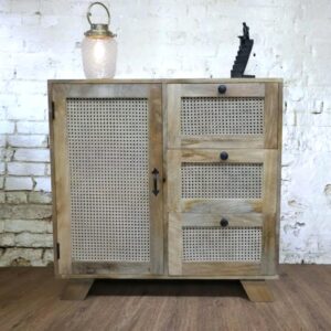 Rattan Wooden Cupboard