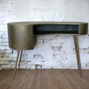 Curved Steel Study Desk