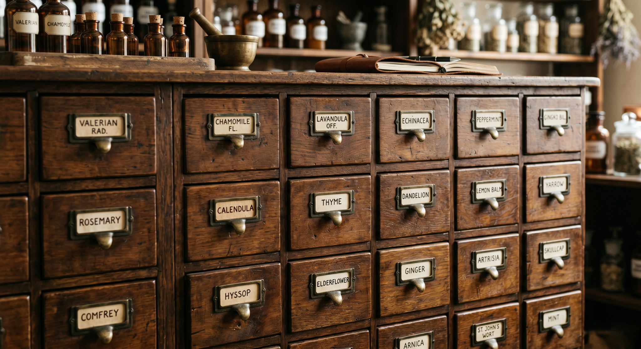Apothecary cabinet - Cambrewood