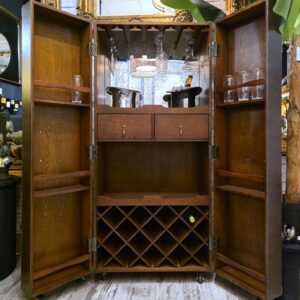 Steamer Trunk Bar Cabinet