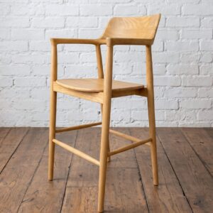 Bar stool and made from sustainable rustic wood - Cambrewood