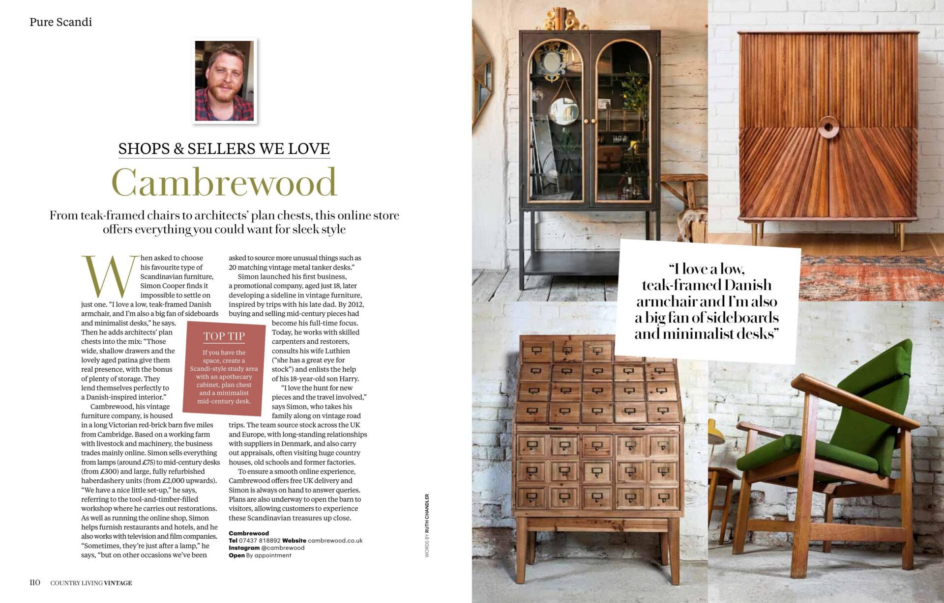 Cambrewood Country Living Magazine Feature